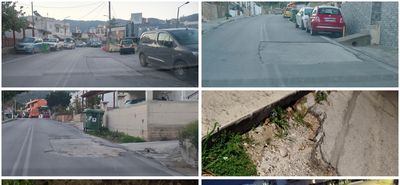 Διαμαρτυρία κατοίκων σε Ζηπάρι, Πυλί και Μαρμάρι για τις ανοικτές λακκούβες μετά από εργασίες της ΔΕΥΑΚ