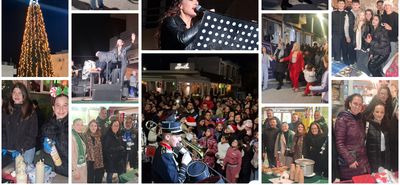 Σε εορταστικούς ρυθμούς η Κέφαλος - Άναψε το Χριστουγεννιάτικο δέντρο με συναυλία της Μαρίας Αναματερού