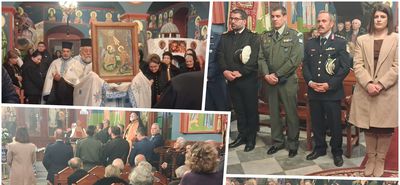 Με μεγαλοπρέπεια ο Αρχιερατικός Εσπερινός στον Ι.Ν. Ευαγγελίστριας Ασφενδιού