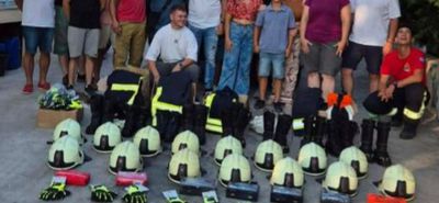 Επίσκεψη Εθελοντών Πυροσβεστών από το Aschheim Γερμανίας στη Λέρο – Σημαντική δωρεά εξοπλισμού
