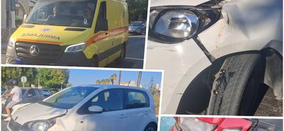 Tροχαίο στο κέντρο της Κω: Δίκυκλο συγκρούστηκε με ΙΧ αυτοκίνητο