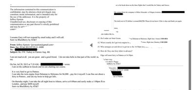 "Αρχεία Epstein": Αναφορές σε ταξίδι σε Κω και Πάτμο