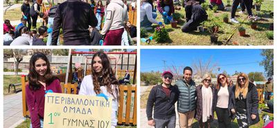 Οικολογική δράση στο "Cocomat" με την περιβαλλοντική ομάδα του 1ου γυμνασίου Κω