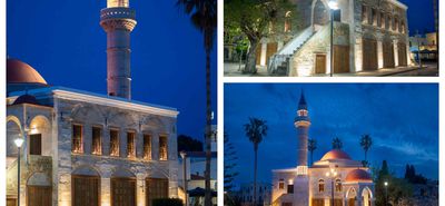 Bακούφ Κω: Φωταγωγήθηκε το Τέμενος Ντεφτερντάρ στην Πλ. Ελευθερίας Κω