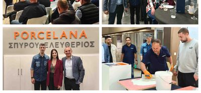 "Porcelana" Λευτέρης Σπύρου: Με μεγάλη επιτυχία η παρουσίαση νέων προϊόντων της "Thrakon"