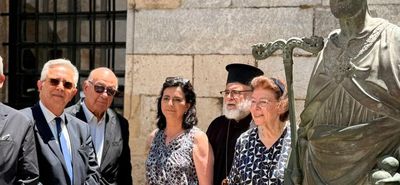 Β. Υψηλάντης: Ιδιαίτερη συγκίνηση και συμβολισμό η σημερινή επαναφορά του αγάλματος του Αγίου Νικολάου στην Πύλη του Αγίου Νικολάου Κω