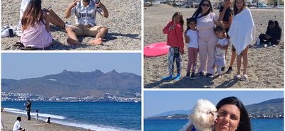 Άρωμα καλοκαιριού την Δευτέρα του Πάσχα στην Κω: Πλήθος κόσμου στις παραλίες για την πρώτη βουτιά