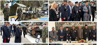 Με επισημότητα και θρησκευτική ευλάβεια ο εορτασμός του Αγίου Γεωργίου στο στρατόπεδο 543 Μ/Κ ΤΕ στην Αντιμάχεια