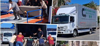 Έφτασε με το καταμαράν στην Κω το άγαλμα του Αγίου Νικολάου