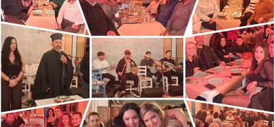 Χορός, κέφι και ευχές στη βραδιά κοπής πίτας του σωματείου χορού "Ακροβάτης"