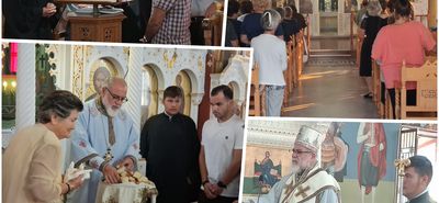 Η σημερινή Αρχιερατική Θεία Λειτουργία με τον  Σεβασμιώτατο κκ Ναθαναήλ στον Άγιο Παύλο Κω