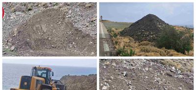 Κατολισθήσεις στον επαρχιακό δρόμο προς τα Θερμά