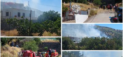 Νίσυρος: Άμεση κατάσβεση πυρκαγιάς στους Πάλους – Κινητοποιήθηκαν πολίτες και εθελοντές