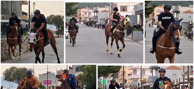 Συνεχίζονται οι "προβες" για την παρέλαση αλόγων στο Πυλί 