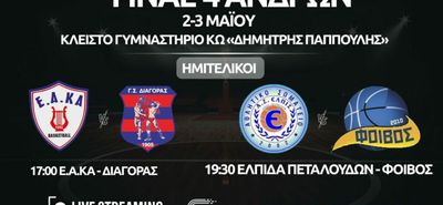 2-3/5 ΣΤΗΝ ΚΩ ΤΟ F4 ΜΠΑΣΚΕΤ ΑΝΔΡΩΝ