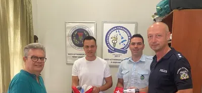 ΦΣΔ: Δωρεά φαρμακευτικού υλικού για τις ανάγκες των περιπολικών οχημάτων της Ένωσης Αστυνομικών Υπαλλήλων Β. Δωδεκανήσου