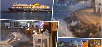 Παράπονα από επαγγελματίες και πελάτες στην Αβέρωφ για τα κύματα από την άφιξη του Blue Star