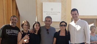 Μια ξεχωριστή ημέρα φιλοξενίας για την πρωταθλήτριά μας Δέσποινα Χόνδρου στο Mitsis Blue Domes Resort & Spa