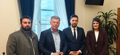 Συνάντηση του Δημάρχου Κω και Αντιδημάρχων με τον Αν. Υπ. Μεταφορών Κ. Κυρανάκη