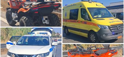 Τροχαίο με ανατροπή «γουρούνας» στον επαρχιακό – Τραυματίστηκε ανήλικος