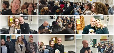 Ασφυκτικά γεμάτη η αίθουσα του ΕΠΑΛ Κω για τον Στέφανο Ξενάκη