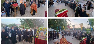 ΠΑΡΟΥΣΙΑ ΠΟΛΛΩΝ ΠΙΣΤΩΝ ΕΟΡΤΑΣΤΗΚΕ  Η ΜΝΗΜΗ ΤΟΥ ΑΓΙΟΥ ΓΕΩΡΓΙΟΥ  ΤΟΥ ΚΕΦΑΛΑ (ΧΑΛΙΚΟΥΡΑ)