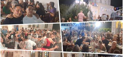 Κέφι και χορός στο πανηγύρι της Παναγίας στο Λαγούδι