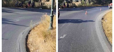 Tρoχαίο με μηχανάκι στις "Πόρτες" Αντιμάχειας - Άμεση παρέμβαση της ΛΕΚ Κω
