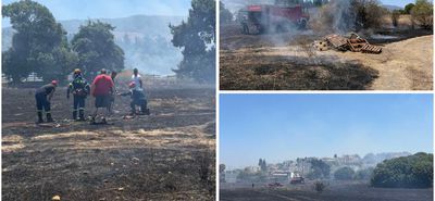 Mεγάλη κινητοποίηση για φωτιά στο Ψαλίδι - Τέθηκε άμεσα υπό έλεγχο χάρη στις συντονισμένες ενέργειες