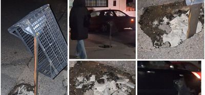 Νέα μόδα στους δρόμους της Κω: Λακκούβες με διακόσμηση