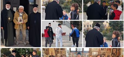 Τα Κάλαντα των Φώτων στον Μητροπολίτη κ. Ναθαναήλ