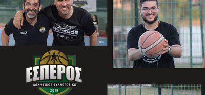 Το προπονητικό επιτελείο του Εσπερου Κω