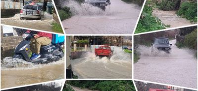 Πλημμύρισαν δρόμοι και σπίτια στην Κω - Προβλήματα από την έντονη βροχόπτωση