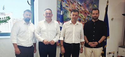 Συνάντηση του Δημάρχου Θ. Νικηταρά με τον Υφ. Παιδείας Κ. Βλάση για τις ανάγκες των σχολικών κτιρίων στην Κω