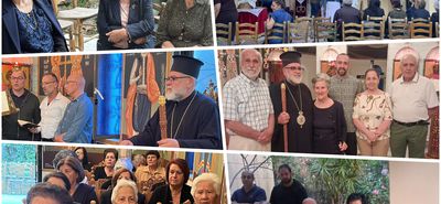 Πολλοί προσκυνητές στον εσπερινό του Αγ. Κωνσταντίνου στο ιερό παρεκκλήσιο της οικογένειας Σούμα στο Πλατάνι