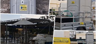Τοποθετήθηκε χημική τουαλέτα στη λαϊκή αγορα Κω