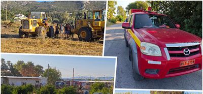 Μεγάλη κινητοποίηση για φωτιά στο Πυλί- Τέθηκε υπό έλεγχο 