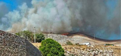 Συμβαίνει τώρα: Νέα φωτιά στην Κάλυμνο