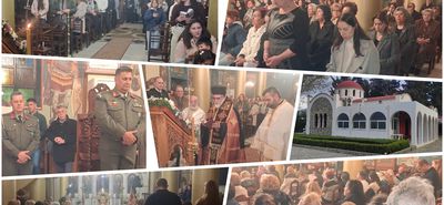  Με κατάνυξη η ακολουθία του Ακαθίστου Ύμνου με τον Σεβασμιώτατο σε Άγιο Νεκτάριο και Αγία Παρασκευή Κω