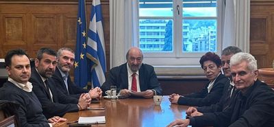 Συνάντηση του Γ. Νικητιάδη με το προεδρείο της Ομοσπονδίας Αρτοποιών Ελλάδος