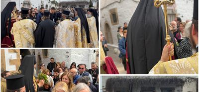 Με μεγάλη συμμετοχή η περιφορά εικόνων και λειψάνων στην Πάτμο