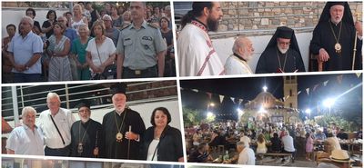 Με μεγάλη προσέλευση το πανηγύρι του Αγίου Κοσμά του Αιτωλού στο Πλατάνι 