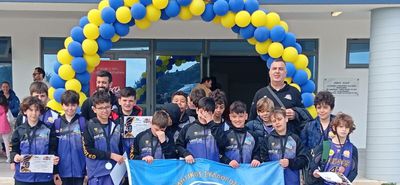 Ο Φοίβος στα «Καλάθια Ελπίδας» που διοργάνωσε ο Απόλλων Καλυθιών