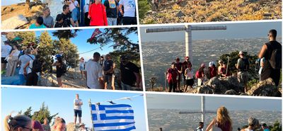 Πλήθος πιστών στο εκκλησάκι του Χριστού (στο Δίκαιο) για την εορτή της Μεταμορφώσεως του Σωτήρος