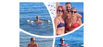 Οι χειμερινοί κολυμβητές στην Κω συνεχίζουν τα μπάνια τους παρά τις χαμηλές θερμοκρασίες