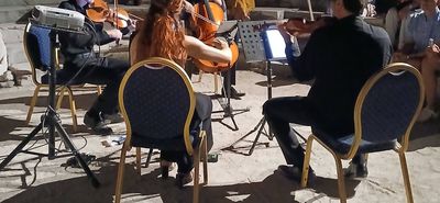 Δ. Καλλούδης: Ρωμαϊκό Ωδείο Κω - Ξέσπασμα ψυχικής αγαλλίασης, από τρία βιολιά και ένα βιολετσέλο