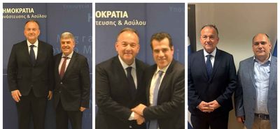 Συναντήσεις του κ. Γιάννη Παππά στο Υπ. Μετανάστευσης για τις δομές και το μεταναστευτικό στα νησιά