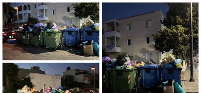 Δυσφορία και παράπονα για τα απορρίμματα στις οδούς Θεμιστοκλέους και Αβέρωφ