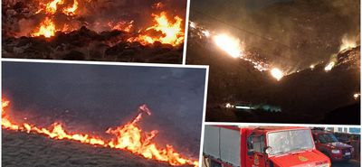 Υπό έλεγχο η μεγάλη πυρκαγιά στην Κάλυμνο μετά από ολονύχτια μάχη με τις φλόγες