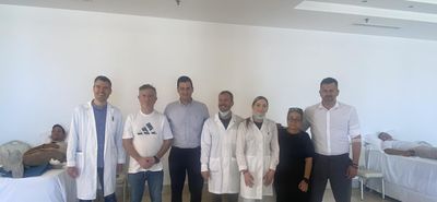 Εθελοντική Αιμοδοσία  στο ξενοδοχείο Blue Domes του Ομίλου Μήτση στην Καρδάμαινα 